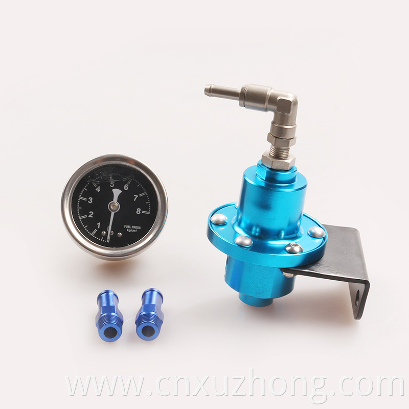 RASTP Other Engine Parts Universal adjustable fuel pressure regulator with original gauge and instructions